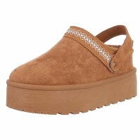 Damen Winterstiefeletten - camel