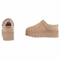 Damen Winterstiefeletten - khaki