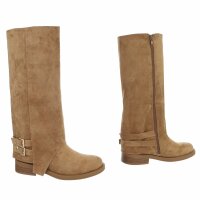 Damen Western- & Bikerboots - khaki