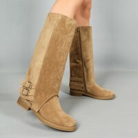 Damen Western- & Bikerboots - khaki