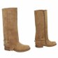 Damen Western- & Bikerboots - khaki