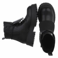 Damen Schnürstiefeletten - black