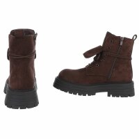 Damen Schnürstiefeletten - brown