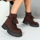 Damen Schnürstiefeletten - brown