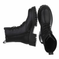 Damen Schnürstiefeletten - black
