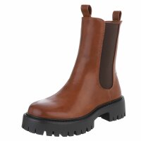Damen Chelsea Boots - camel