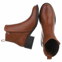 Damen Klassische Stiefeletten - camel