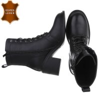 Damen Schnürstiefeletten - black