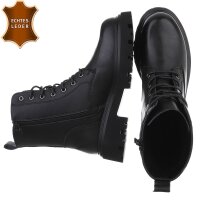 Damen Schnürstiefeletten - black