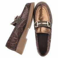 Damen Slipper - bronze