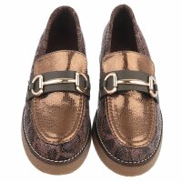 Damen Slipper - bronze