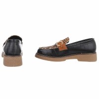 Damen Slipper - zebra