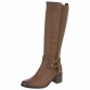 Damen High-Heel Stiefel - khaki