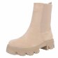 Damen Chelsea Boots - beigesuede