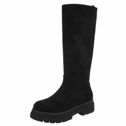 Damen Klassische Stiefel - blacksuede