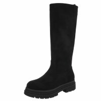 Damen Klassische Stiefel - blacksuede