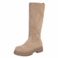 Damen Klassische Stiefel - khakisuede