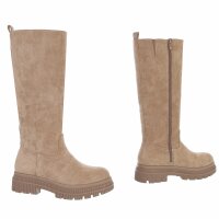 Damen Klassische Stiefel - khakisuede