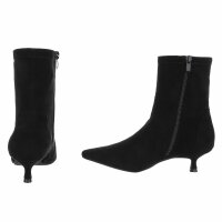 Damen Klassische Stiefeletten - blacksuede
