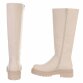 Damen Klassische Stiefel - beigepu