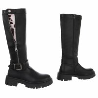 Damen Klassische Stiefel - blackpu