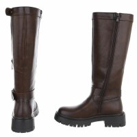 Damen Klassische Stiefel - brownpu