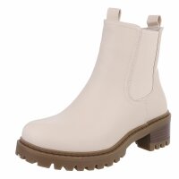 Damen Chelsea Boots - beigepu