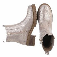 Damen Chelsea Boots - lgoldpu