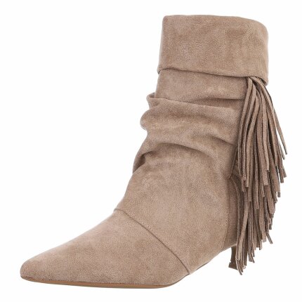 Damen Klassische Stiefeletten - khakisuede