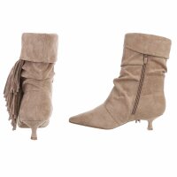 Damen Klassische Stiefeletten - khakisuede