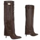 Damen High-Heel Stiefel - brownpu
