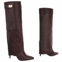 Damen High-Heel Stiefel - winepu