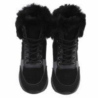 Damen Schnürstiefeletten - black