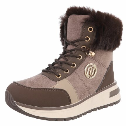 Damen Schnürstiefeletten - brown