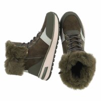 Damen Schnürstiefeletten - green