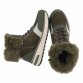 Damen Schnürstiefeletten - green