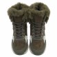 Damen Schnürstiefeletten - green