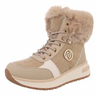 Damen Schnürstiefeletten - khaki