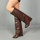 Damen High-Heel Stiefel - brownpu