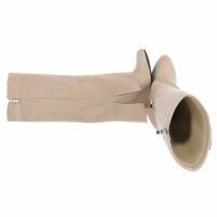 Damen High-Heel Stiefel - beige