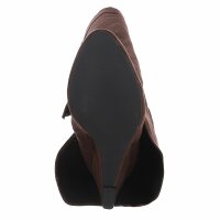 Damen High-Heel Stiefel - brown