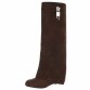 Damen High-Heel Stiefel - brown