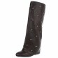 Damen High-Heel Stiefel - brown