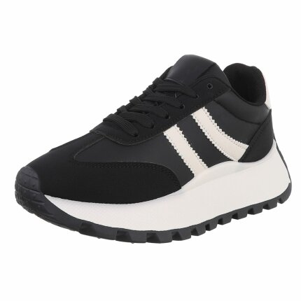 Damen Low-Sneakers - black