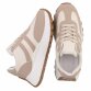 Damen Low-Sneakers - khaki