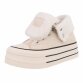 Damen High-Sneakers - beige