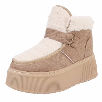 Damen Winterstiefeletten - khaki