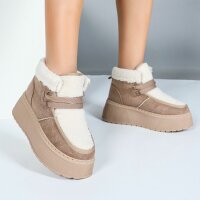 Damen Winterstiefeletten - khaki
