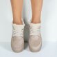 Damen High-Sneakers - beige
