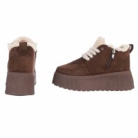 Damen High-Sneakers - brown